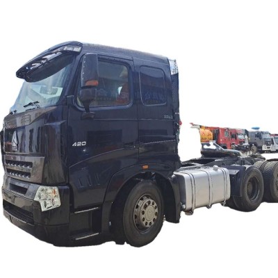 sinotruck used 6*4 howo a7 tractor truck, cheap price truck head 420hp for sale