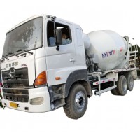 Used 10 CBM Concrete Mixer Truck, high quality Hino 700 mixer truck 6*4