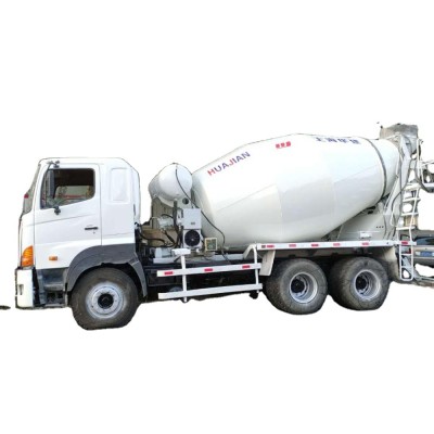 HINO Brand 700 Mobile Self Loading Concrete Mixer Truck 10 12CBM, Used Hino Mixer Truck For Sale